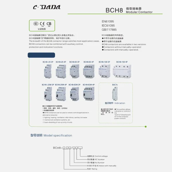 BCH8 Modular Kontaktor Katalog