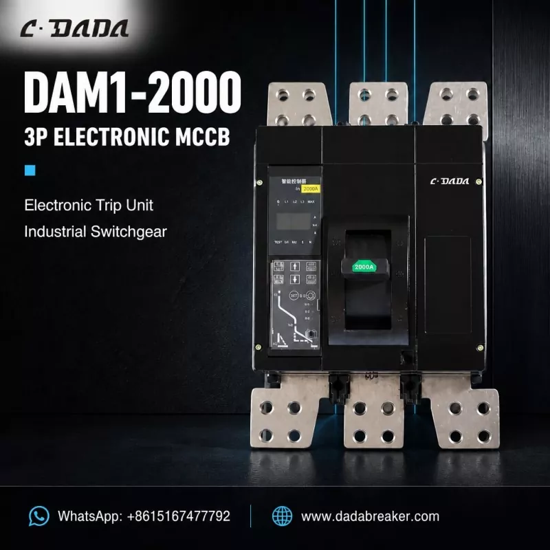 DAM1-2000 3P Elektronesch MCCB fir Industrieschalter | C·DADA Electric